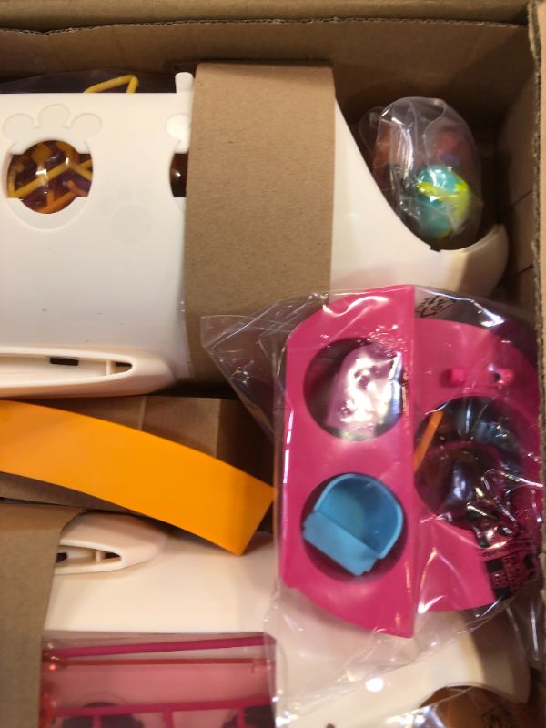 Photo 1 of Littlest Pet Shop Pet Jet Playset Toy, Includes 4 Pets, Adult Assembly Required (No Tools Needed), Ages 4 and Up (Amazon Exclusive) Pink
