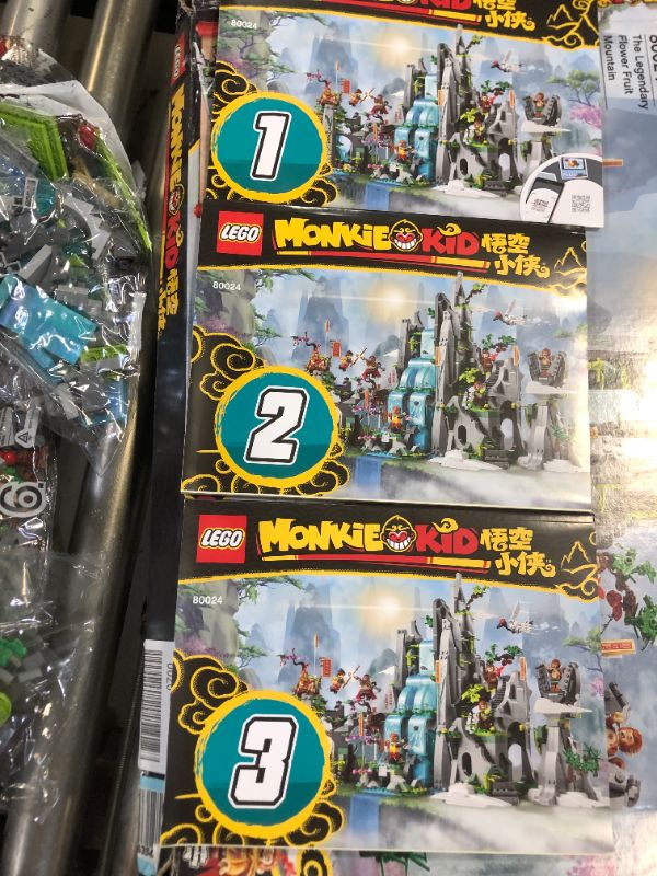 Photo 1 of LEGO Monkie Kid The Legendary Flower Fruit Mountain 80024 Awesome Toy Building Kit (1,947 Pieces)
