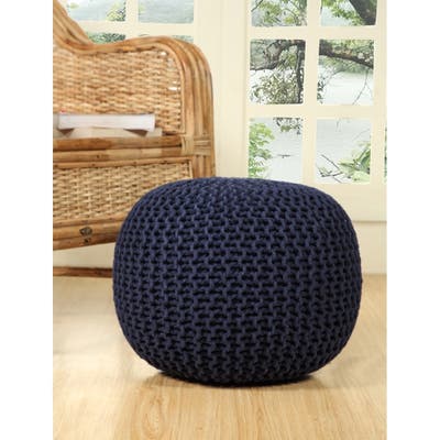 Photo 1 of Décor Therapy Lola Round Lurex Pouf, 20x20x14