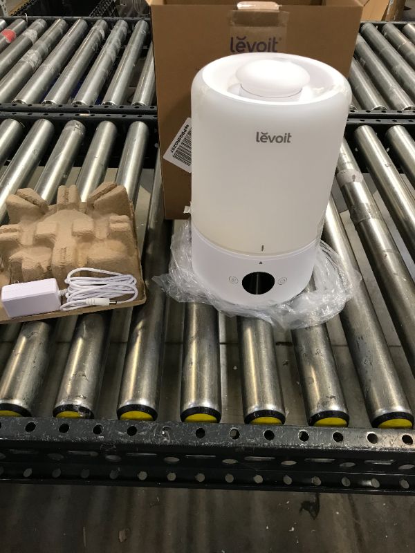 Photo 2 of LEVOIT Humidifiers for Bedroom, Cool Mist Top Fill for Baby Nursery Kids and Plants with Essential Oils, Ultrasonic, Smart Control with Constant Humidity, Super Quiet, Easy Clean, BPA Free, 3L, White
