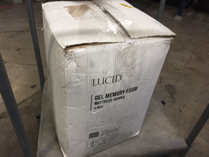 Photo 1 of Lucid 4 Inch Gel Memory Foam Mattress Topper--Queen