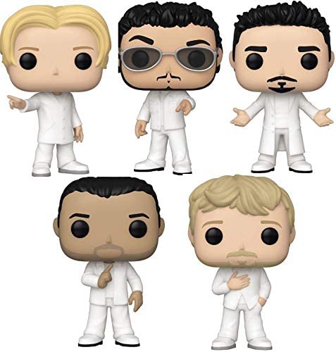 Photo 1 of Funko Rocks: Pop! Backstreet Boys - Nick Carter, Brian Littrell, Kevin Richardson, AJ Mclean, Howie Dorough
