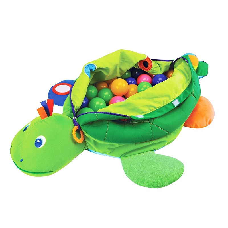 Photo 1 of Melissa & Doug Kids Turtle Ball Pit With 60 Balls
