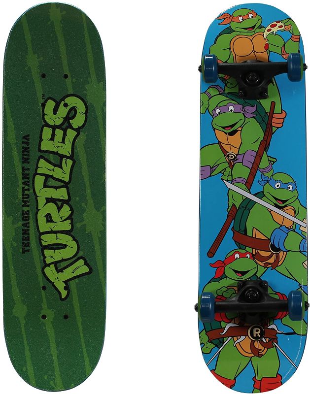 Photo 1 of PlayWheels Teenage Mutant Ninja Turtles 28" Skateboard, Turtle Time
