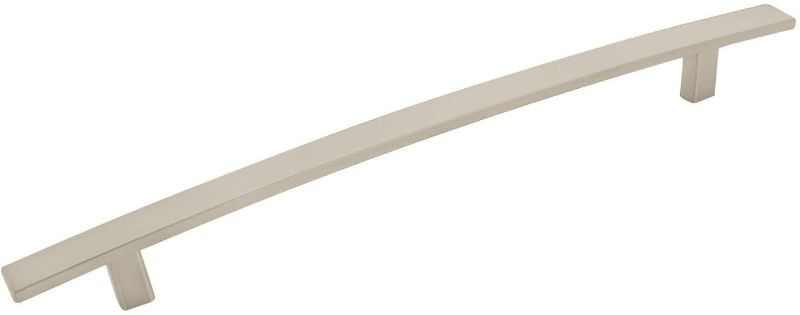 Photo 1 of Amerock | Appliance Pull | Satin Nickel | 12 inch (305 mm) Center to Center | Cyprus | 1 Pack | Drawer Pull | Drawer Handle | Cabinet Hardware
