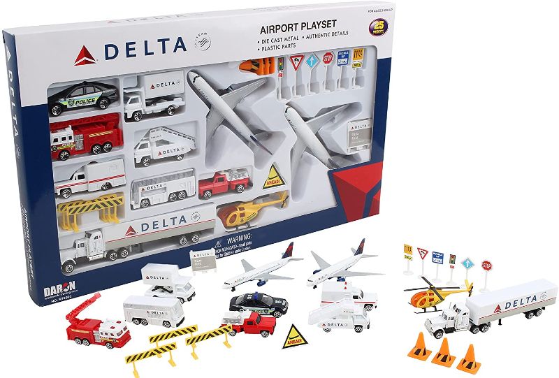 Photo 1 of Delta 25pc. Airport Play Set--planes are not included 

