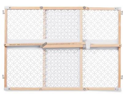 Photo 1 of 24 in. Secure Pressure Mount Wood/Plastic Mesh Gate
