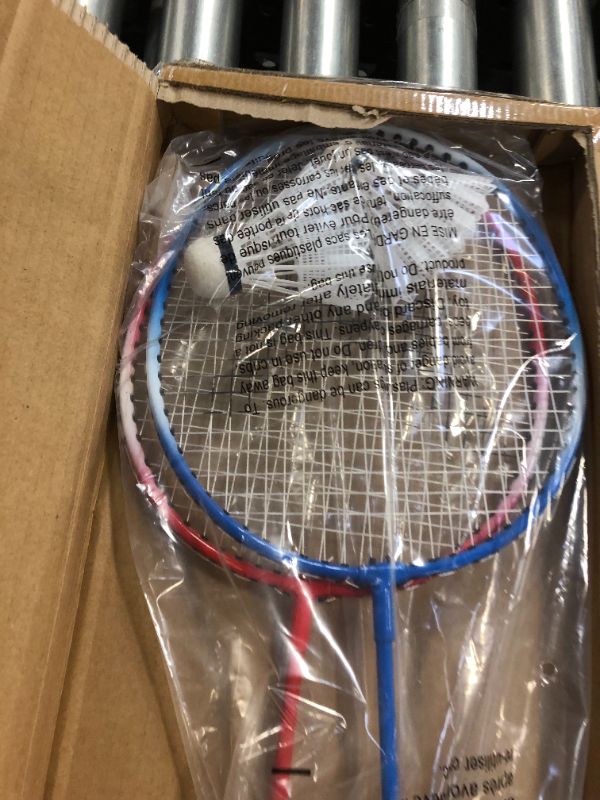 Photo 3 of Franklin Sports 2-Player Replacement Racquet Set, Red/Blue