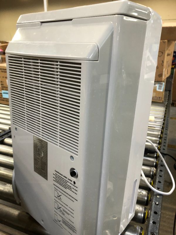 Photo 3 of Kesnos 2500 Sq. Ft Dehumidifier for Home and Basements with Drain Hose, Water Tank, Timer, Auto Defrost

