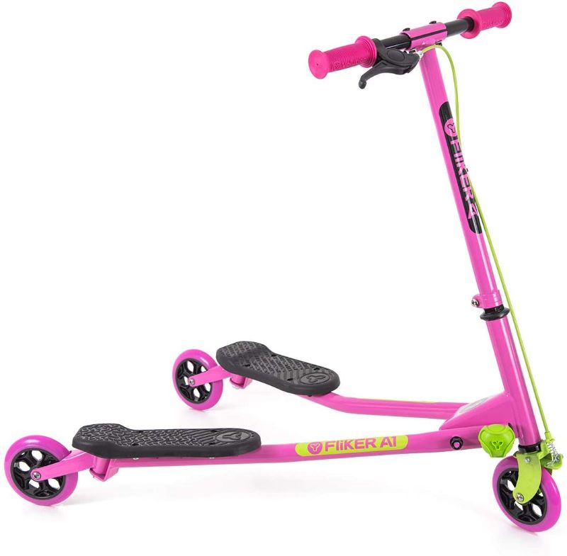 Photo 1 of Yvolution Y Fliker A1 Swing Wiggle Scooter | Three Wheels Drifting Scooter for Kids Age 5-8 Years
