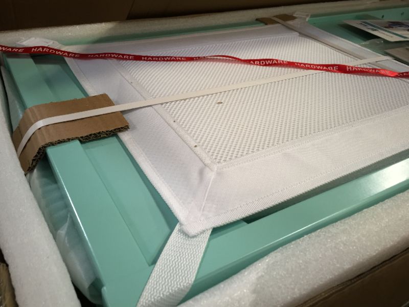 Photo 1 of Guidecraft Kitchen Helper with Adjustable Platform, Non-Slip mat, mesh Keepers and whiteboard/Chalkboard Surfaces (Blue)
