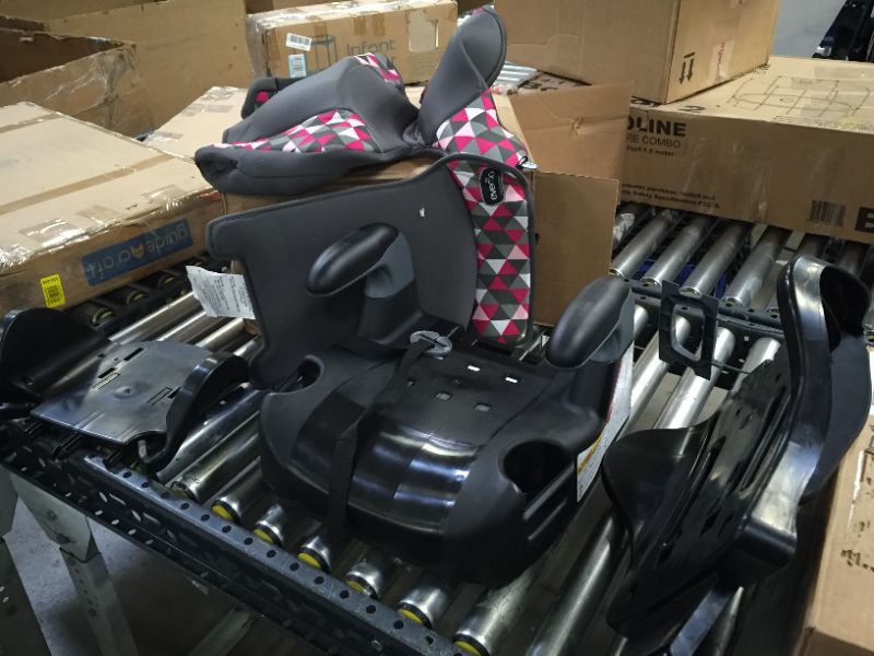 Photo 1 of Evenflo Big Kid Highback 2-in-1 Belt-Positioning Booster Car Seat, Bristol Pink
