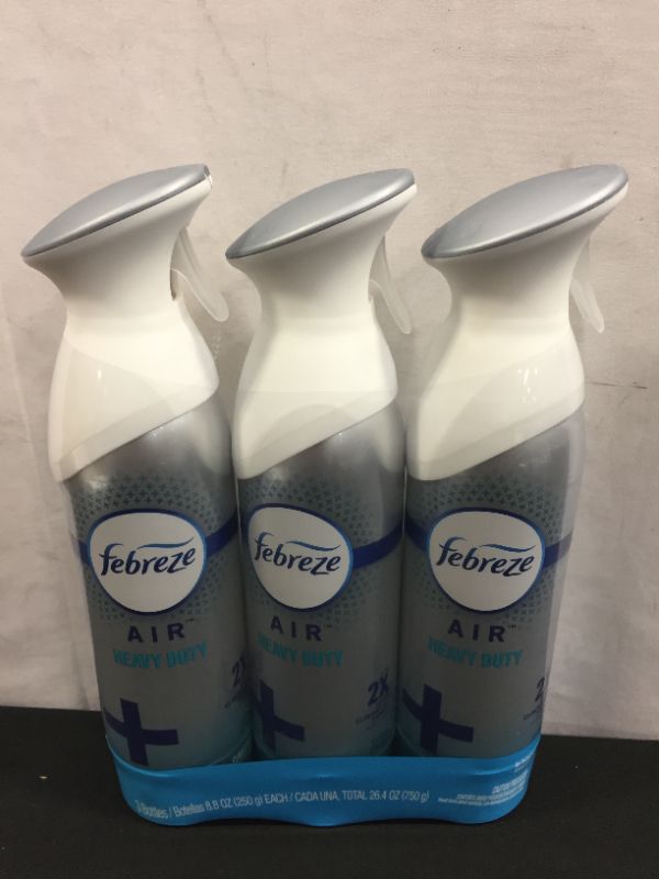 Photo 2 of Febreze Air Freshener Heavy Duty Crisp Clean (3 Count, 8.8 oz)