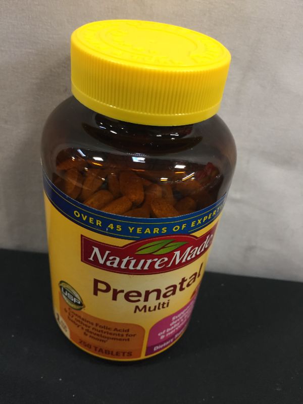 Photo 1 of Nature Made Multi Prenatal Vitamins, Tablets - 250 count bottle Exp--Aug-2023