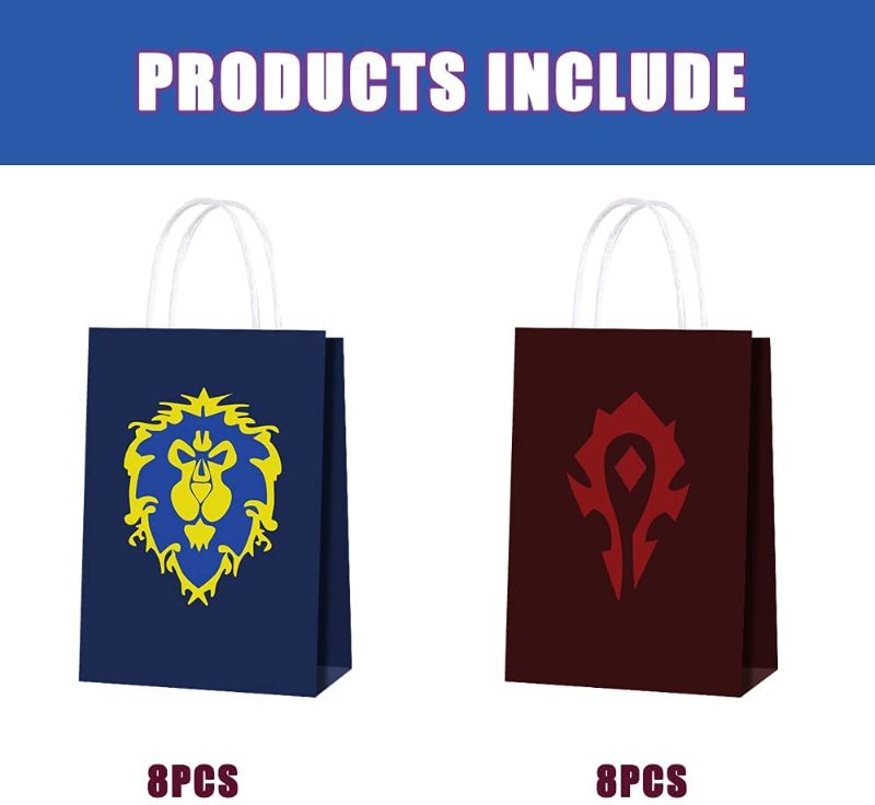 Photo 1 of 16pcs World of Warcraft Party Bags Goodie Bags for World of Warcraft Party Supplies
