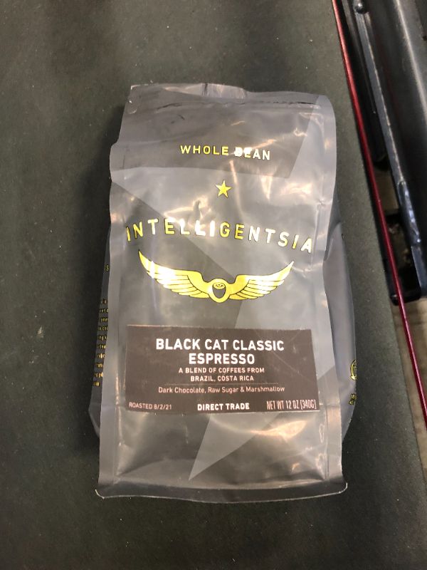 Photo 2 of Intelligentsia Coffee, Black Cat Classic, Espresso - 12 oz
exp oct 31 2021