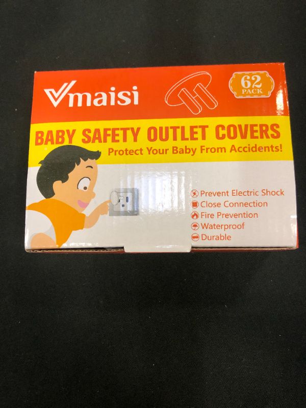 Photo 2 of 62 Pieces Outlet Covers ChildProof Plug Protector - Vmaisi Baby Proofing Electrical Safety Outlet Plugs