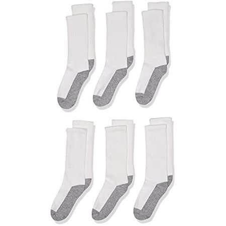 Photo 1 of Jefferies Socks Boys Seamless Toe Athletic Crew 6-pack MEDIUM
