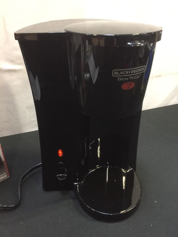 Photo 4 of BLACK+DECKER Personal Coffee Maker with Travel Mug - Black DCM18
