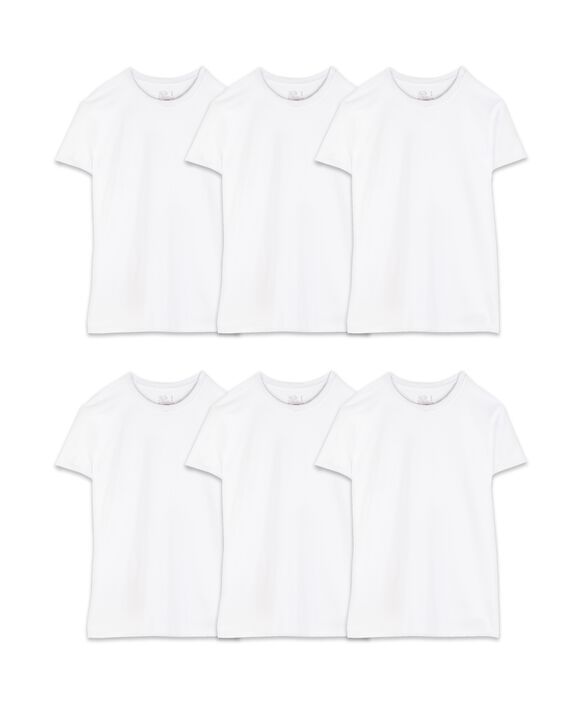 Photo 1 of Fruit of the Loom Men's Crew Neck Tee(Pack of 6) SMALL
