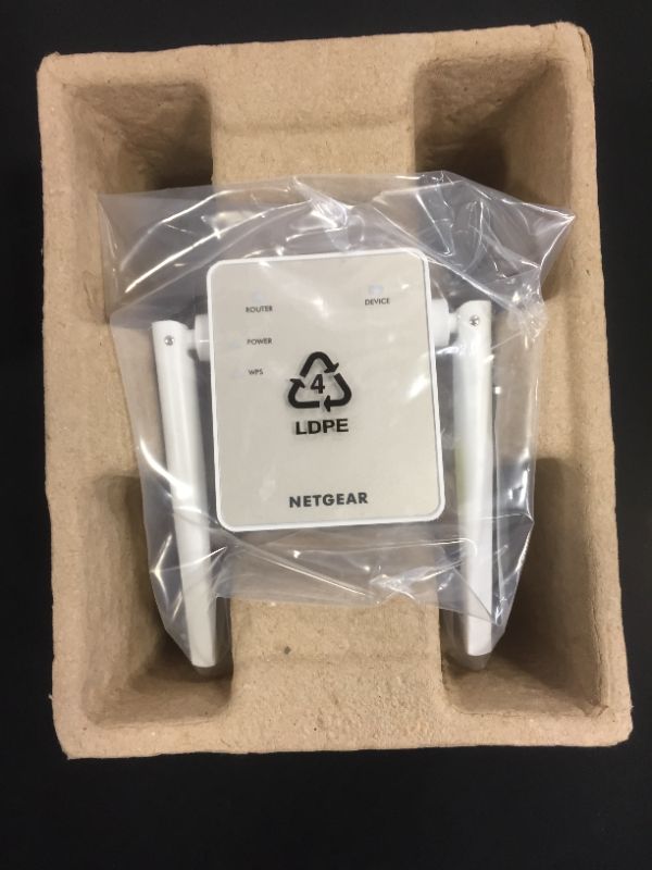 Photo 2 of NETGEAR Wi-Fi Range Extender EX6120 - Coverage Up to 1500 Sq Ft and 25 Devices with AC1200 Dual Band Wireless Signal Booster & Repeater (Up to 1200Mbps Speed), and Compact Wall Plug Design
