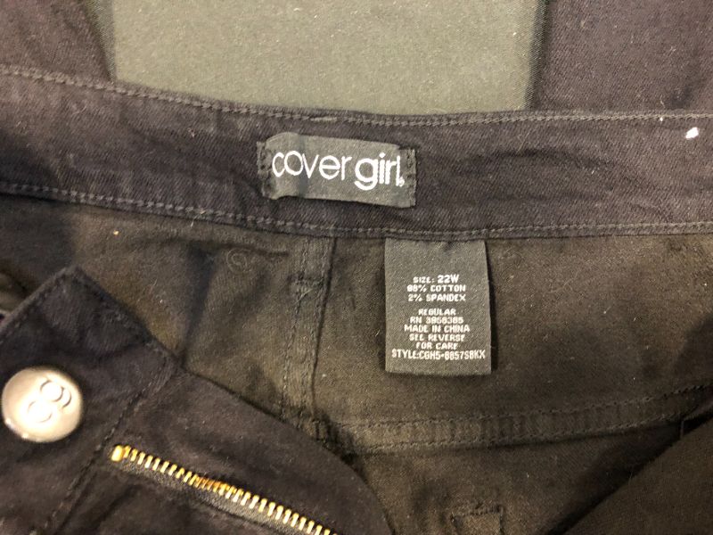 Photo 3 of Cover Girl Black Jeans size 22W