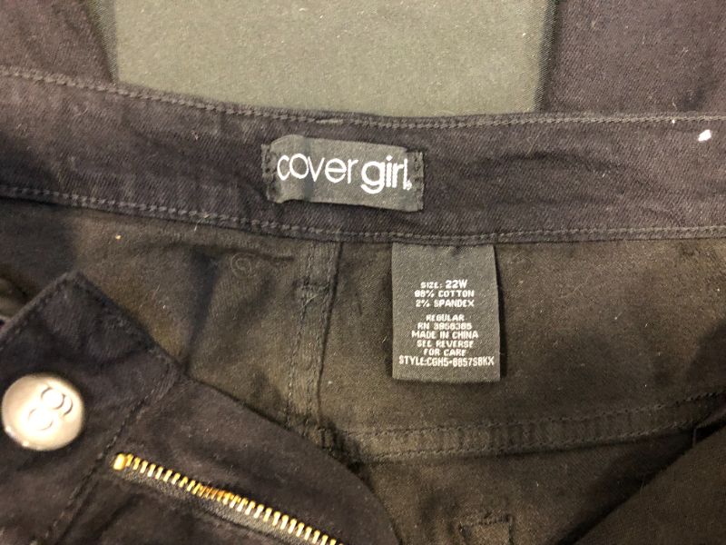 Photo 1 of Cover Girl Black Jeans size 22W