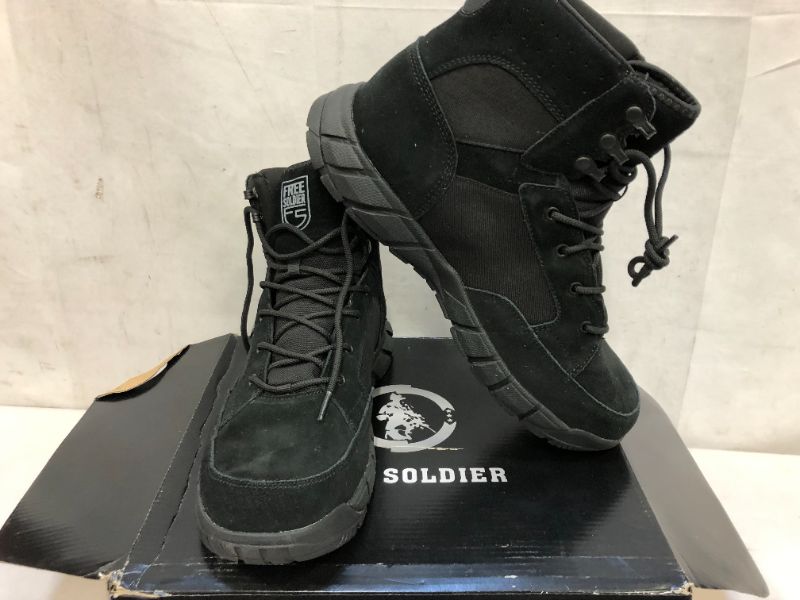 Photo 1 of Free Soldier Men's Tactical Boots Black  SIZE 13