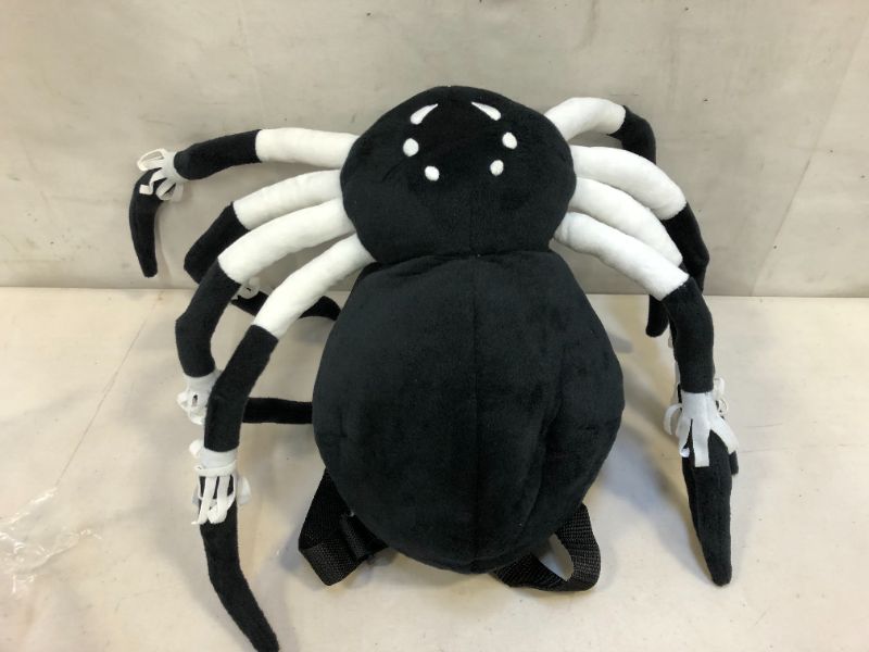 Photo 3 of Halloween Plush Spider Backpack for Kids, Cute\ Backpack School Bag, Halloween \