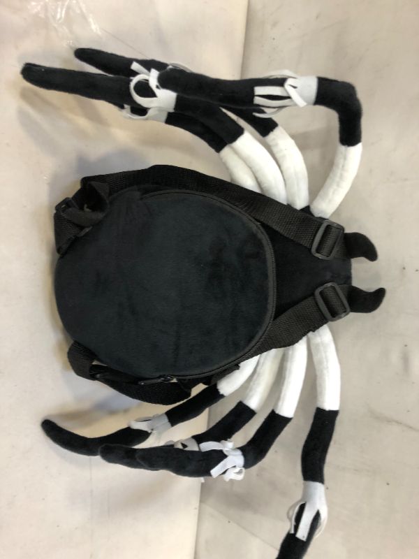 Photo 4 of Halloween Plush Spider Backpack for Kids, Cute\ Backpack School Bag, Halloween \