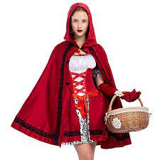 Photo 1 of Burly Red Riding Hood Costume - Funny Adult Halloween Costumes for women 