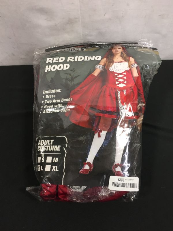 Photo 2 of Burly Red Riding Hood Costume - Funny Adult Halloween Costumes for women 