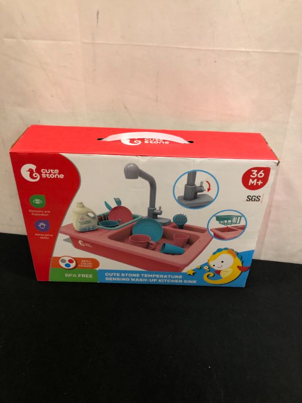 Photo 1 of cute stone temperature sensing was up kitchen sink ***kids toys**