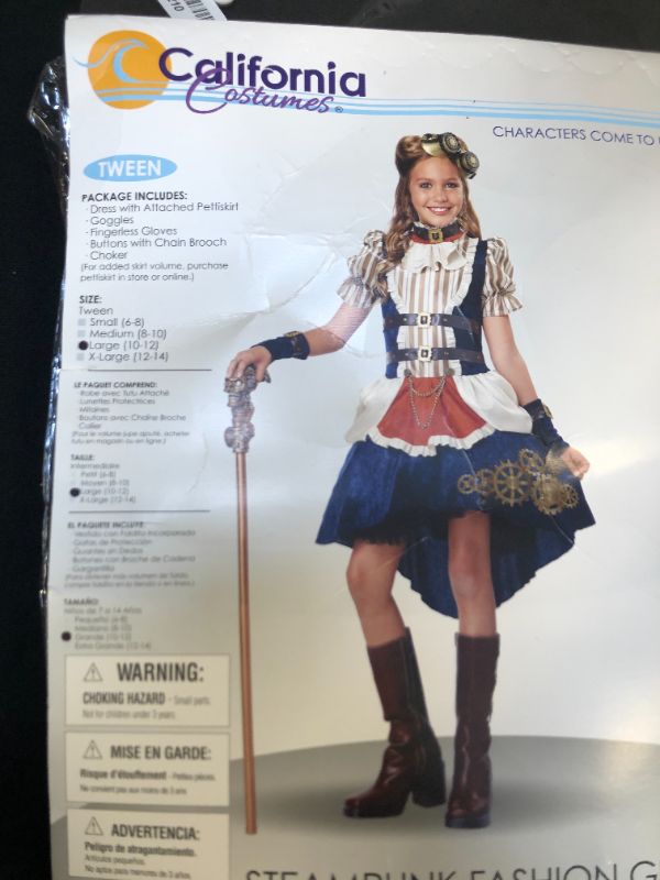 Photo 3 of Girl's Steampunk Costume Large (Tween)