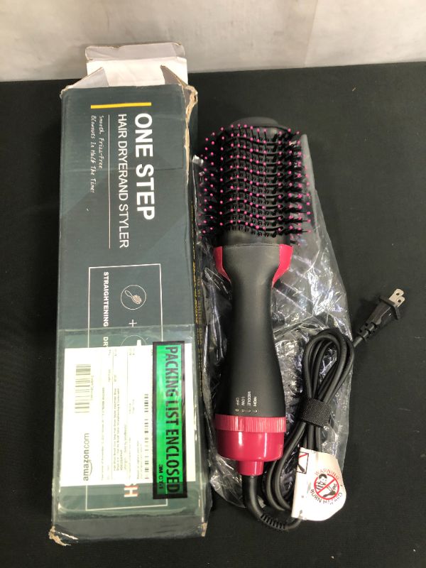 Photo 2 of 1100 Watt Pro Collection One step hair dryer and styler volumizer,Hair Dryer Brush,Hot Air Brush,Hot Air Comb,Straightener&Curly Brush Suitable for All Hair Styles(2021 Upgrade)
