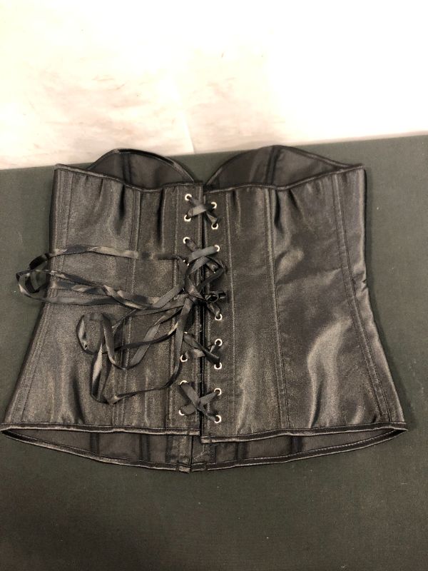 Photo 3 of 2XL black sexy bustier(corset) w/ bottoms 