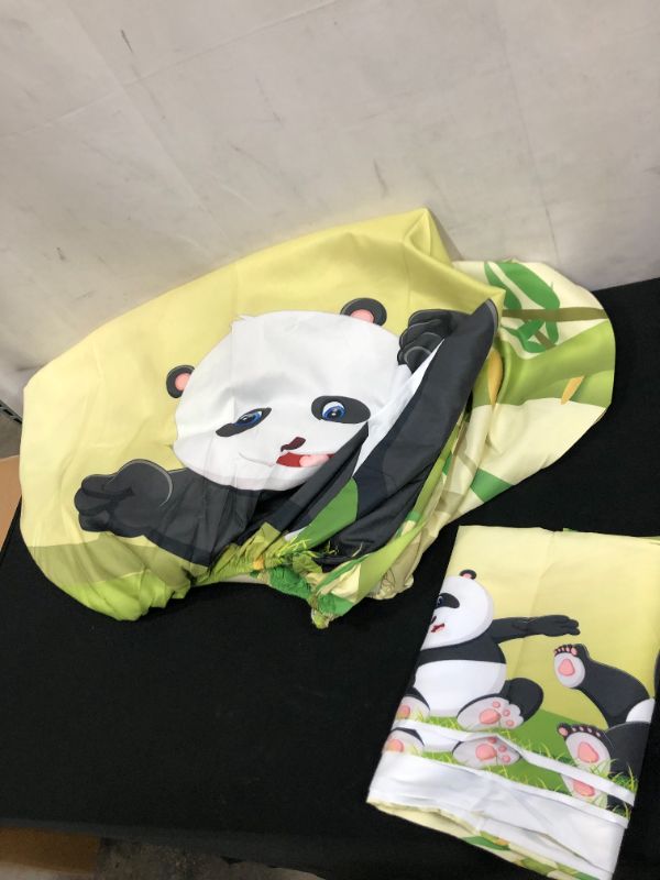 Photo 1 of panda set baby bed cover and 2 pillow covers