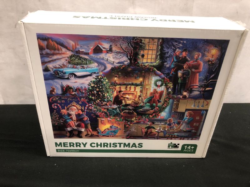 Photo 1 of 1000 pcs 14+ ages puzzle Merry Christmas 