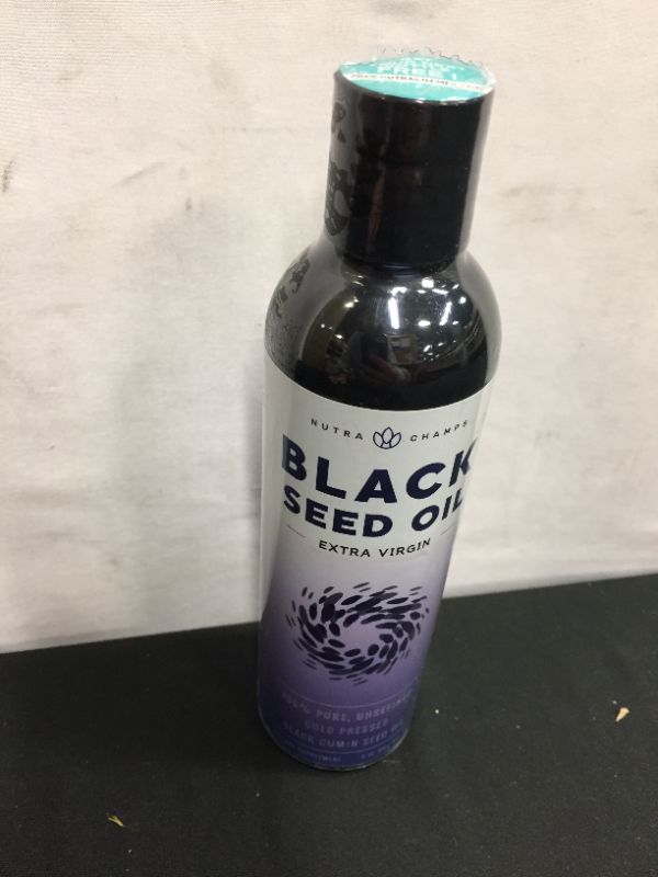 Photo 1 of natura champs black seed oil extra virgin 8fl.0z 