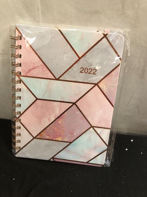 Photo 3 of 2022 Planner - 2022 Weekly & Monthly Planner January - December with Flexible Hardcover, 8.4" x 6.1", Strong Twin- Wire Binding, 12 Monthly Tabs, Elastic Closure
