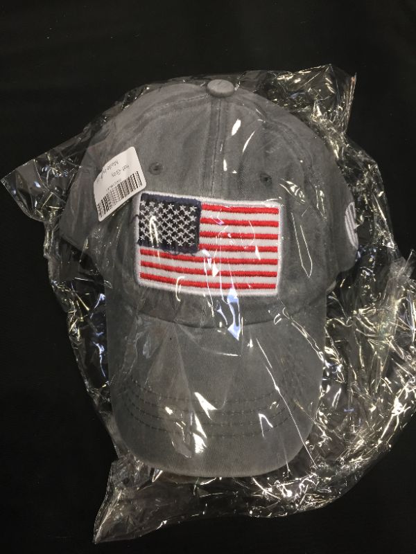 Photo 2 of LOKIDVE Men's USA American Flag Baseball Cap Embroidered Polo Style Military Army Hat
