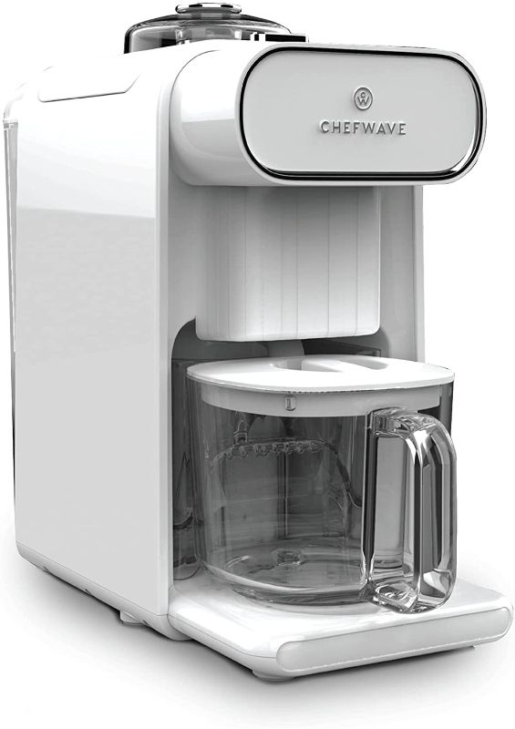 Photo 1 of ChefWave Milkmade Dairy Alternative Vegan Milk Maker with 6 Plant-Based Auto Programs (Almond, Cashew, Oat, Soy, Macadamia, Coconut), No Soaking, Auto-Clean Function, Delay Start, Recipe Book
--- open box but not used --- 