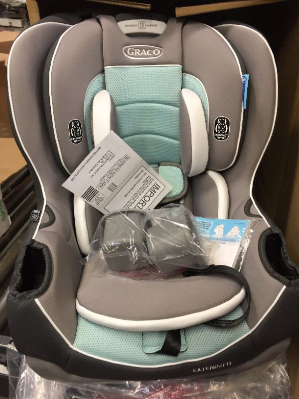 Photo 3 of Graco - Extend2Fit Convertible Car Seat, Spire