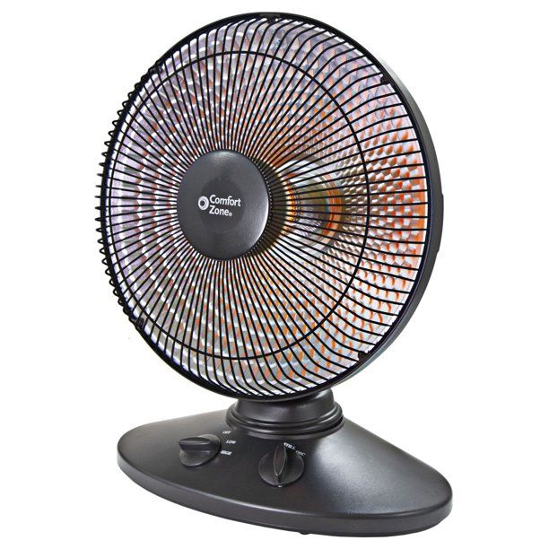 Photo 1 of Comfort Zone CZ998 Electric Oscillating Radiant Dish Heater