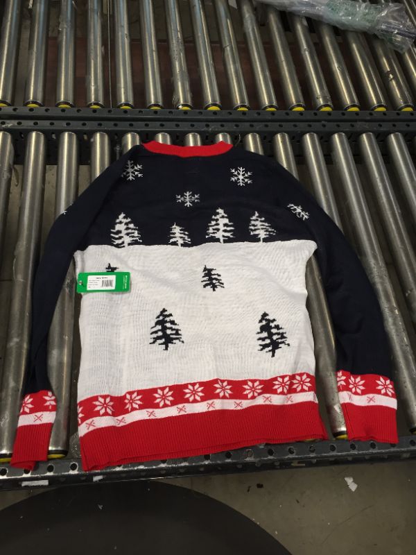 Photo 2 of L , Men's Yellow Snow Ugly Christmas Sweater
