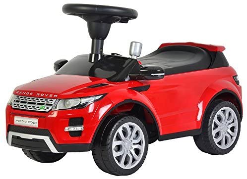 Photo 1 of Evezo Range Rover Evoque, Ride On Toy Kids Toddler Foot to Floor Push Car w/ Horn Officially Licensed (Red)
