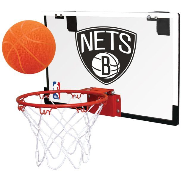 Photo 1 of NBA Brooklyn Nets Game On Polycarbonate Hoop Set
