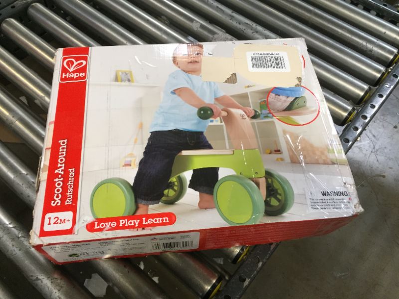 Photo 2 of Hape Scoot Around Toddler Wooden Active Ride On Scooter 
