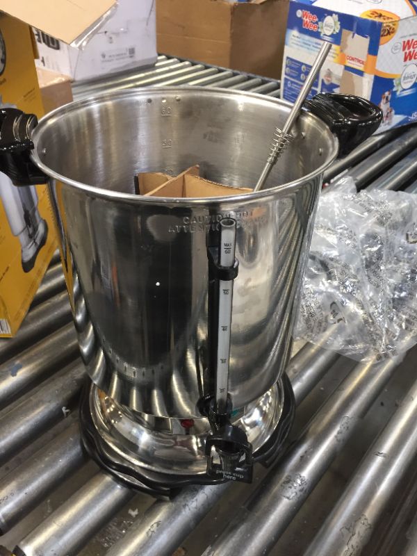 Photo 2 of Hamilton Beach D50065 Stainless Steel 60 Cup Commercial Coffee Urn