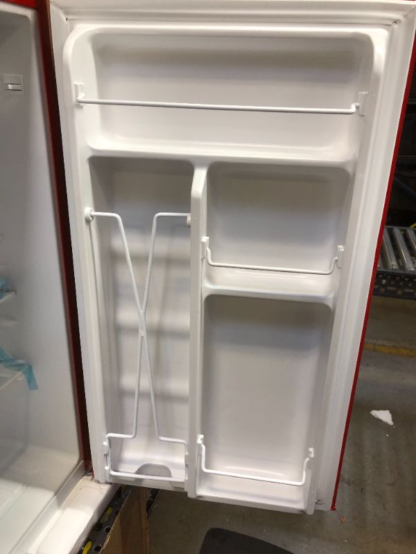 Photo 2 of Frigidaire 3.2 Cu. Ft. Retro Compact Refrigerator with Side Bottle Opener EFR376, Red